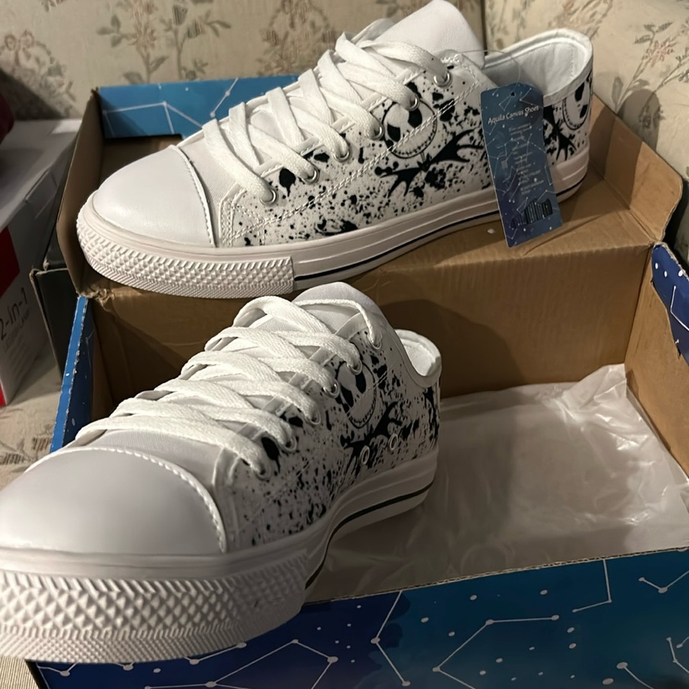 Jack Skillington Custom Shoes Size 9M